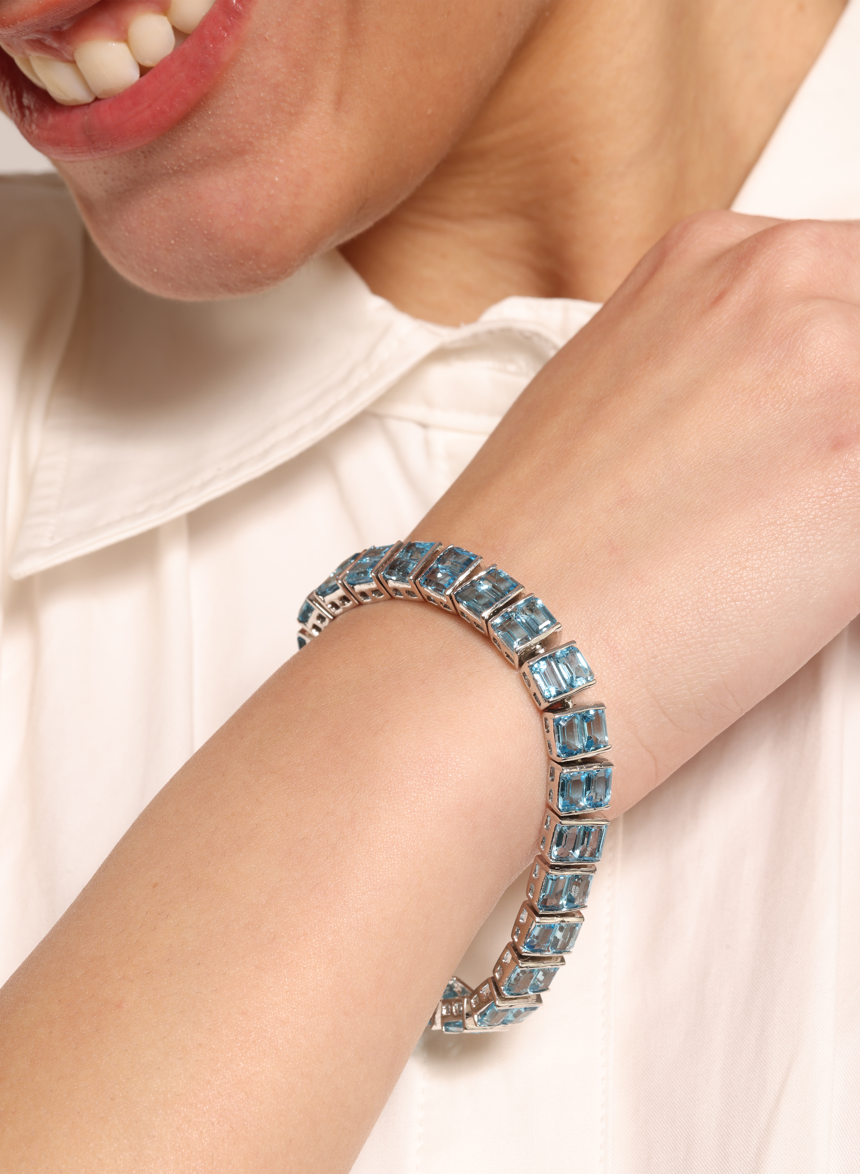 Blue Topaz Bracelet 1