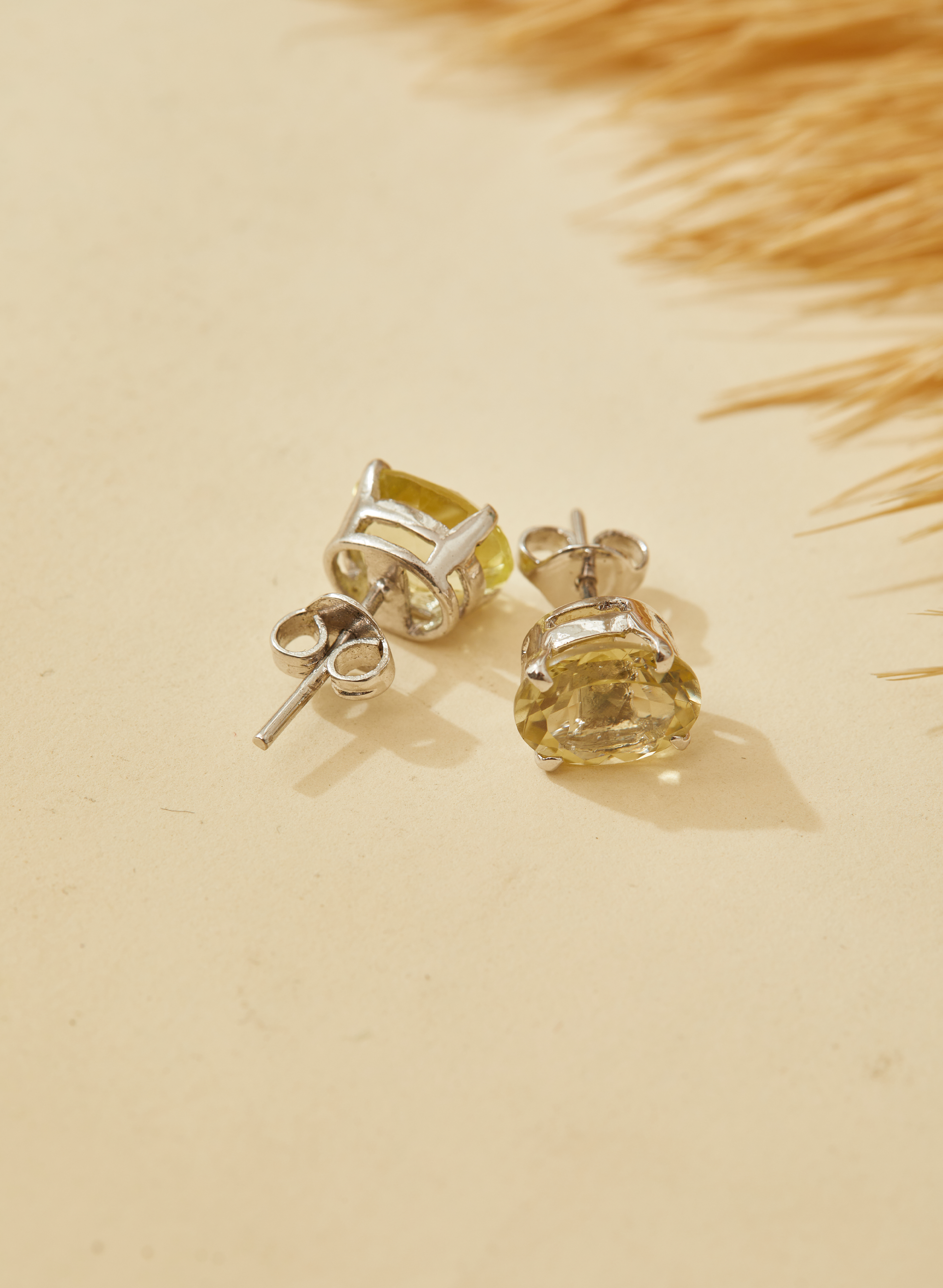 Lemon Topaz Earrings for Women 1