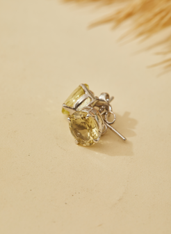 Lemon Topaz Earrings for Women 4