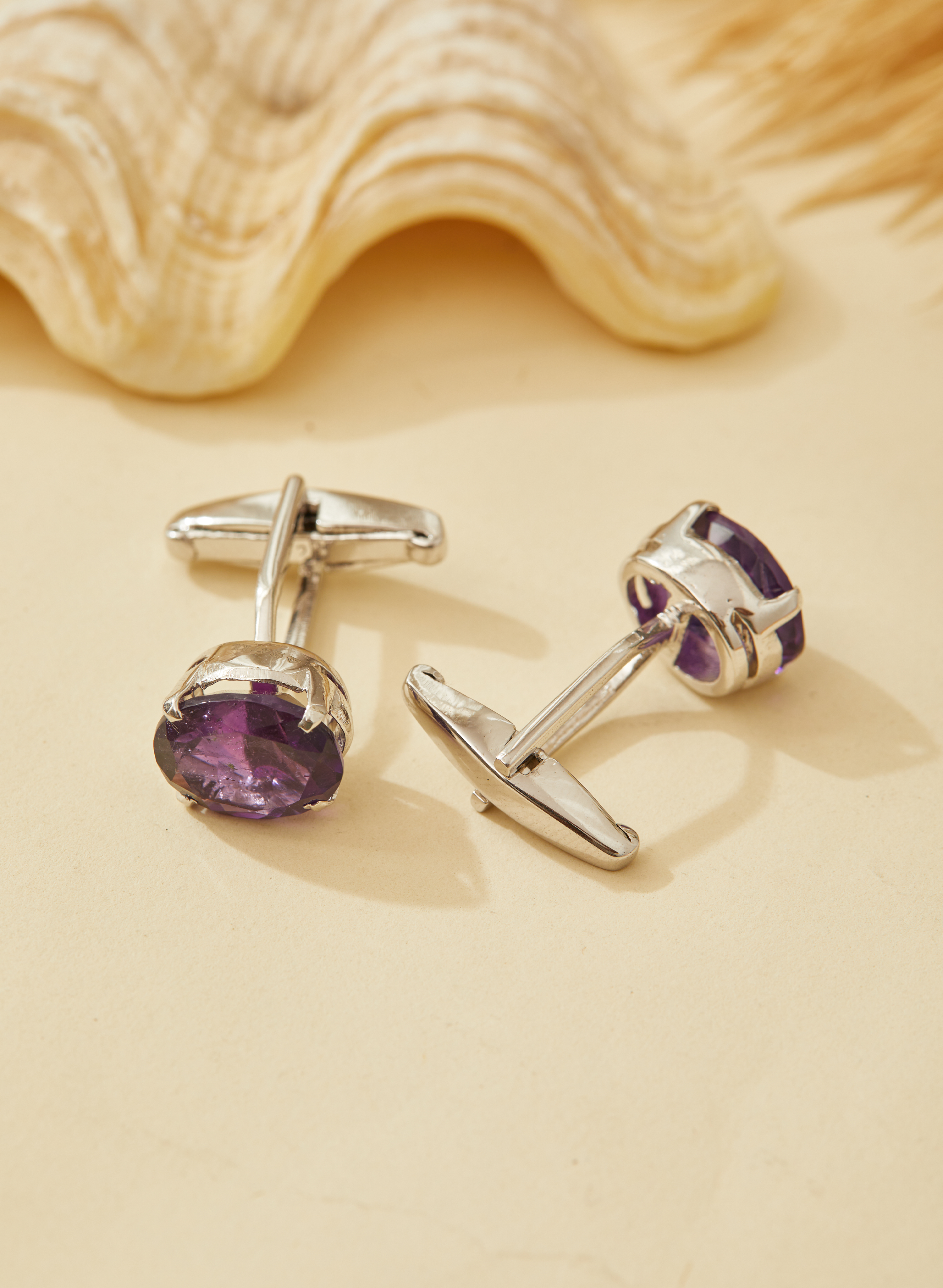 Classy Amethyst Earrings 1