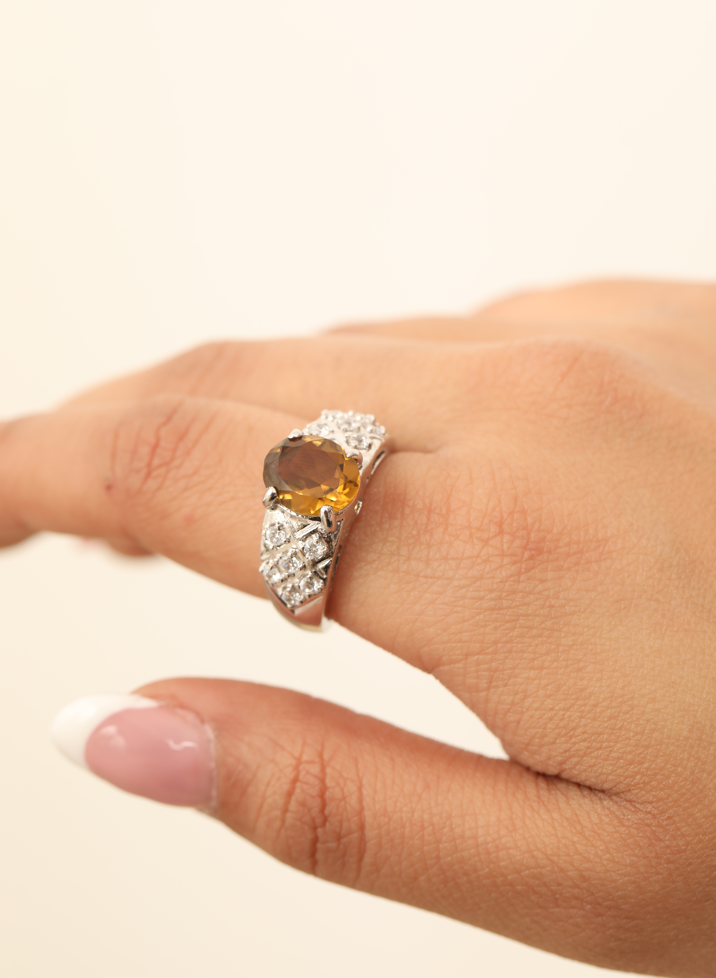 Whiskey Topaz Ring 1
