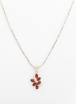 Garnet Pendant for Women 2