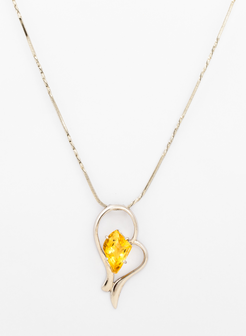 Citrine Pendant for Women 2