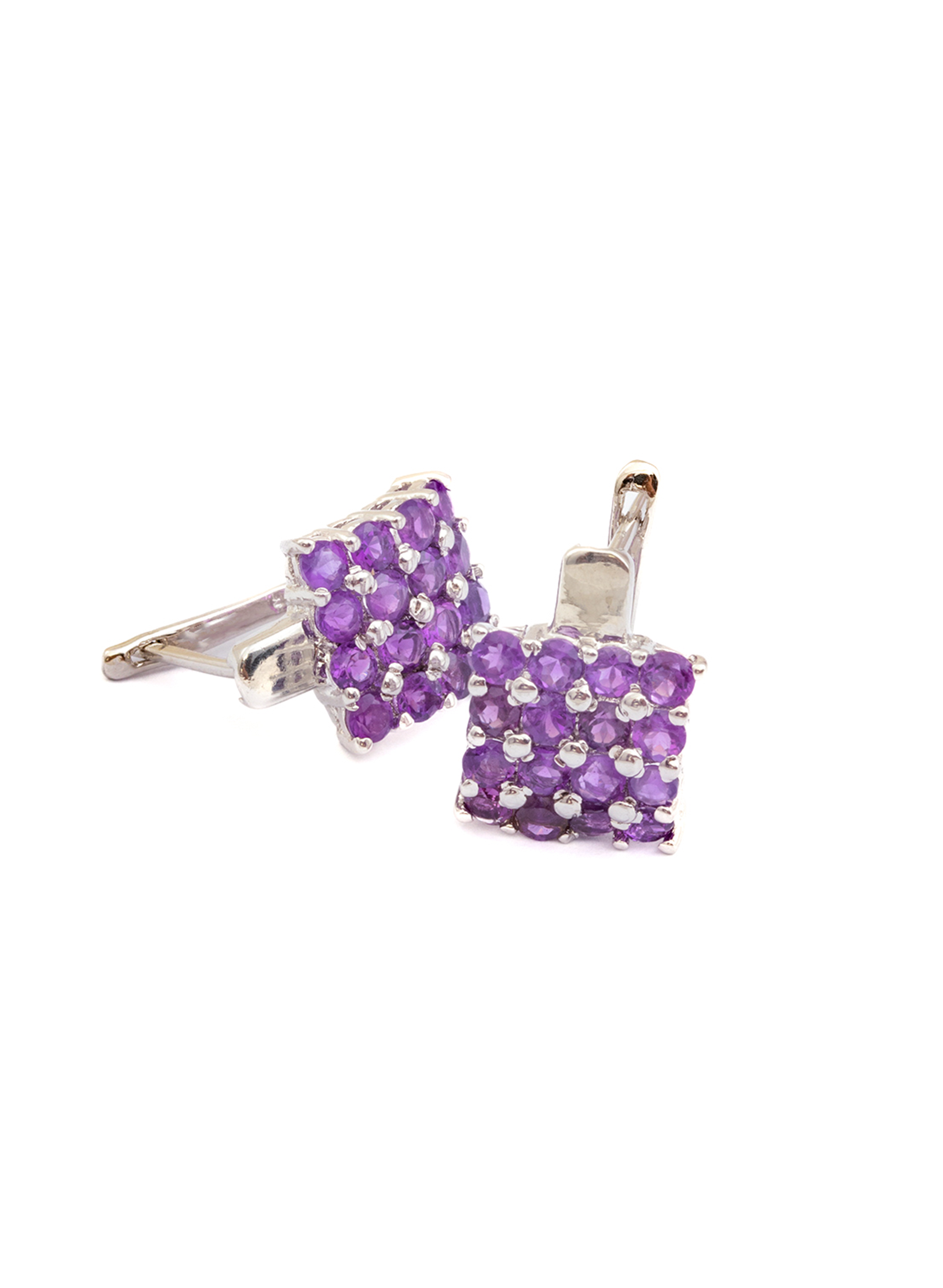Amethyst Plugs Earrings for Women 2