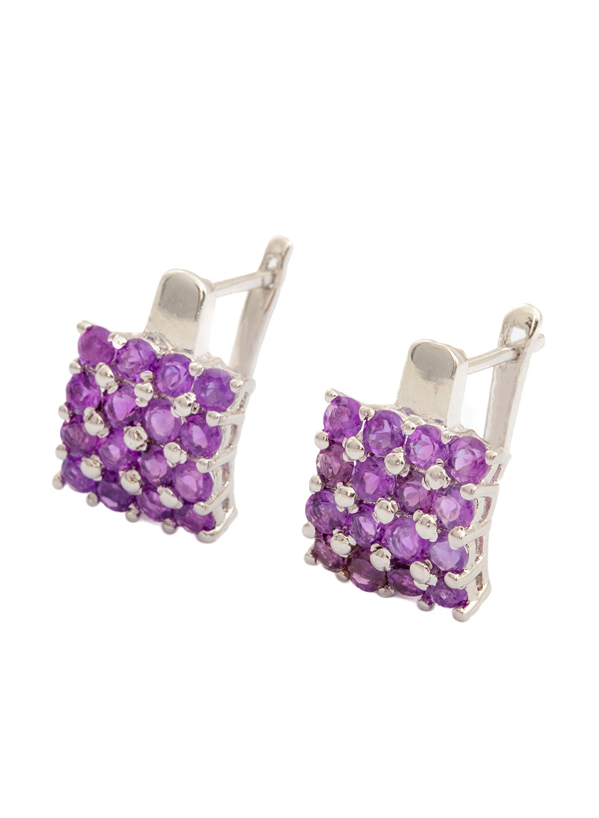 Amethyst Plugs Earrings for Women 5