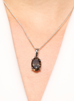 Smoky Topaz Pendant for Women 1
