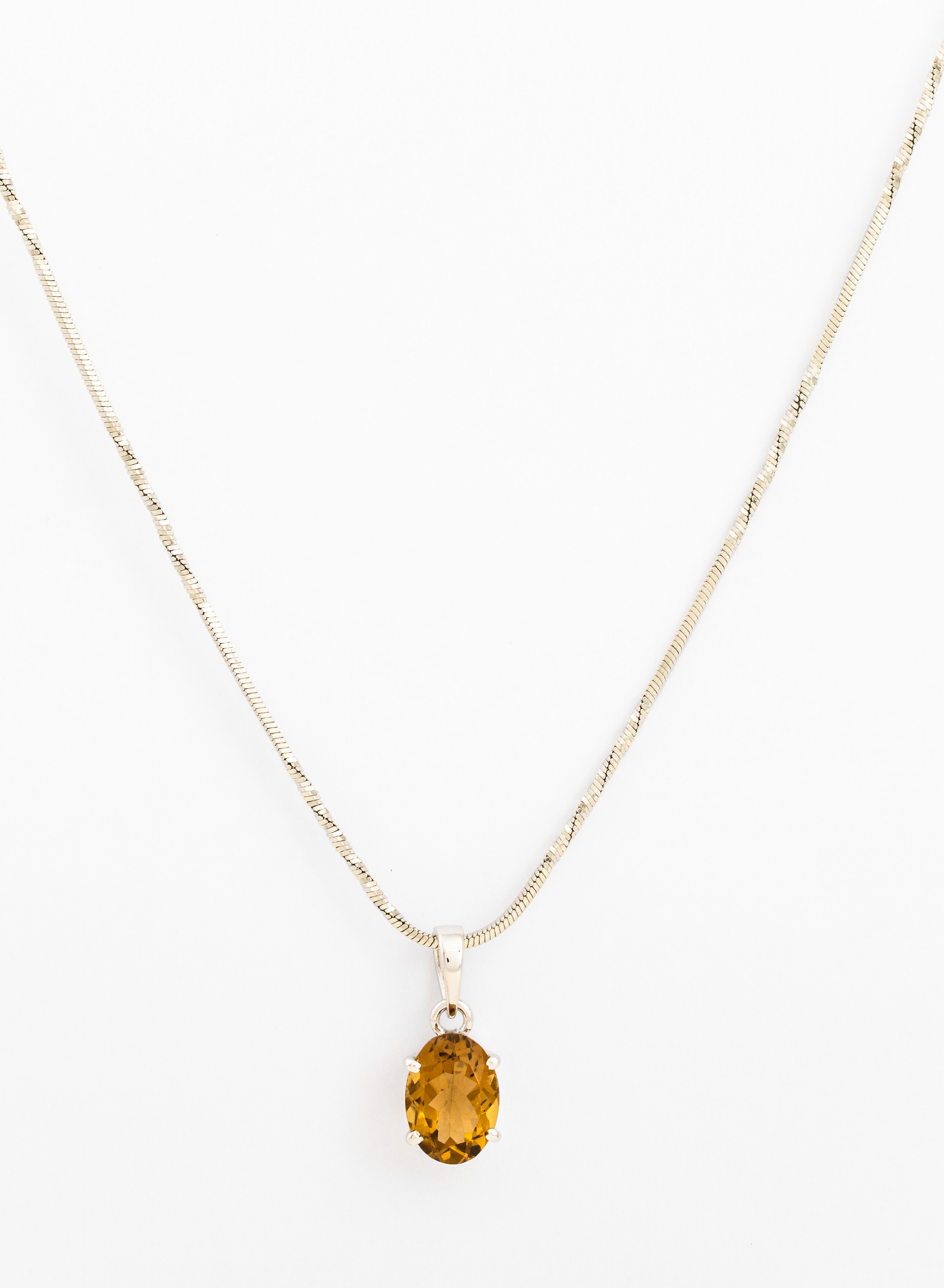 Whiskey Topaz Pendant for Women 2
