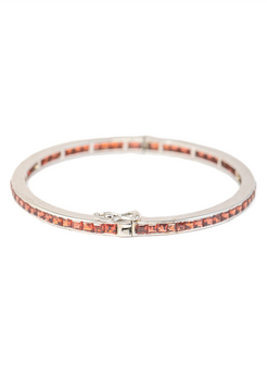 Garnet Bangle-Shaped Bracelet 5