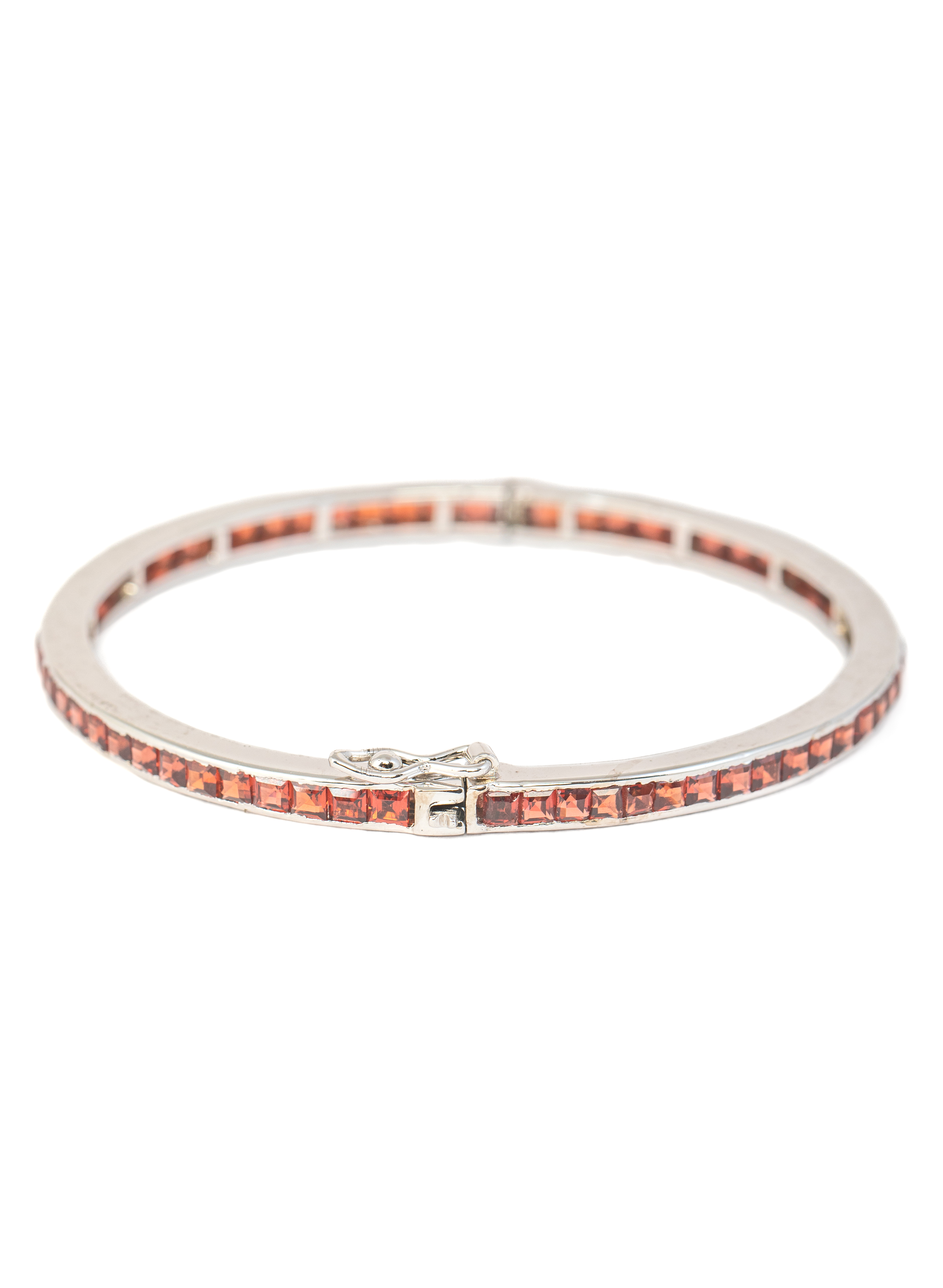 Garnet Bangle-Shaped Bracelet 5
