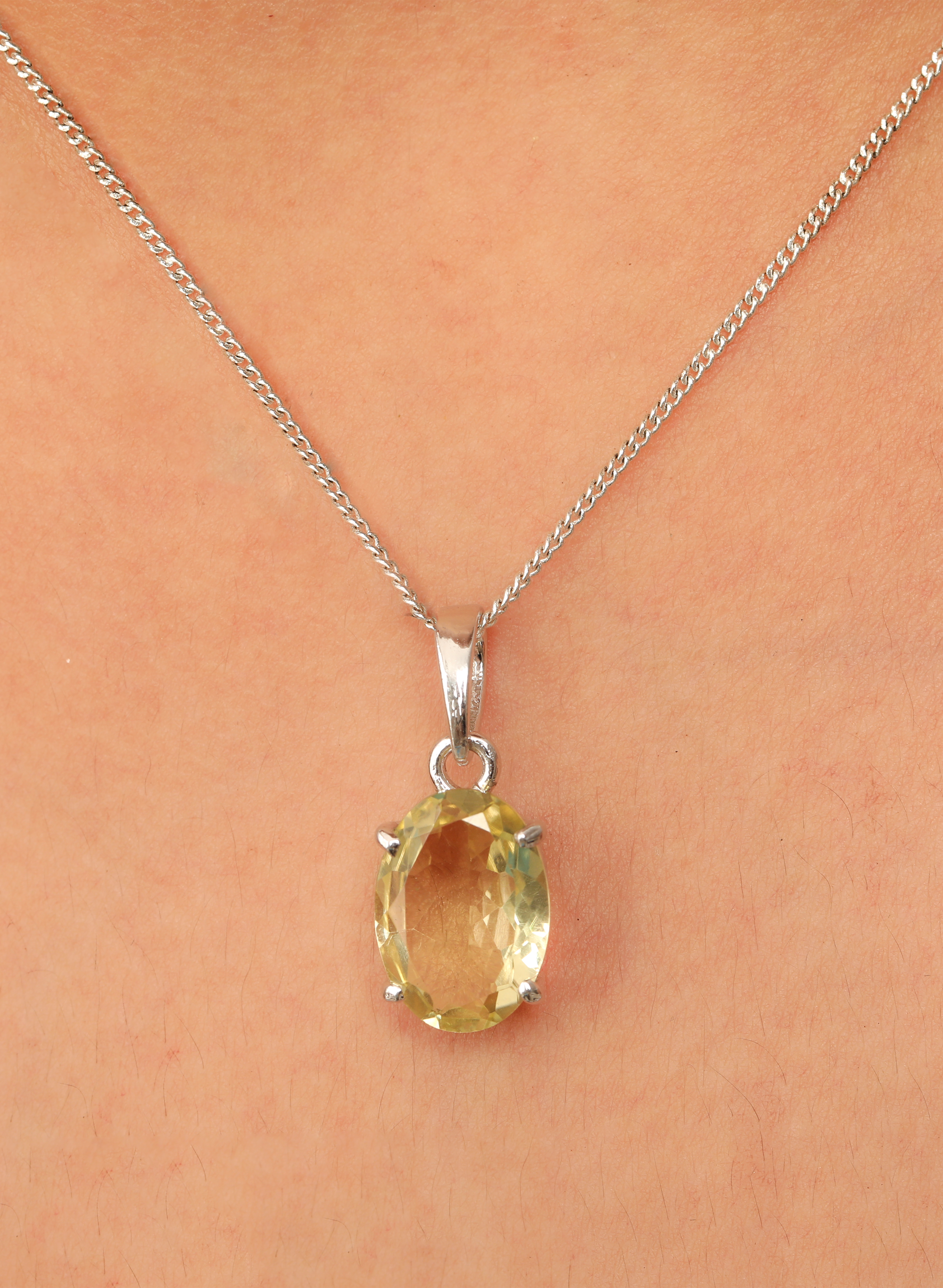 Lemon Topaz Pendant for Women 1