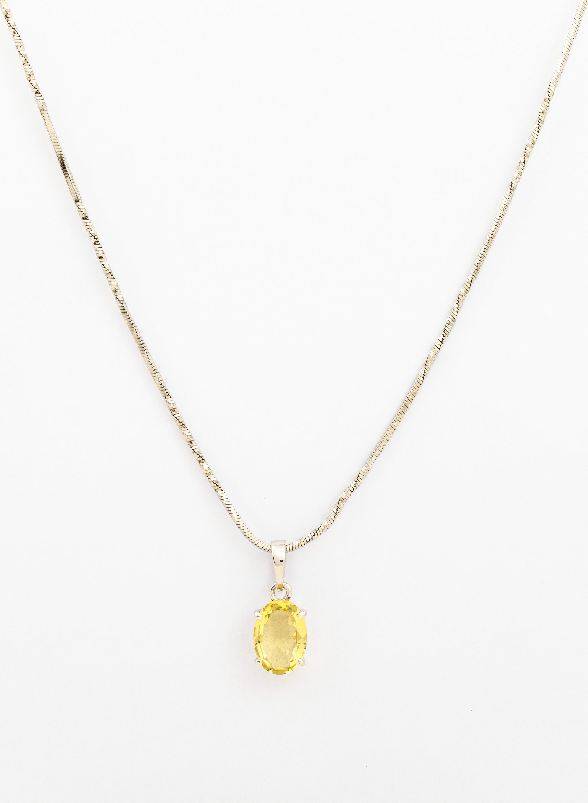 Lemon Topaz Pendant for Women 2