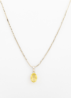 Lemon Topaz Pendant for Women 2