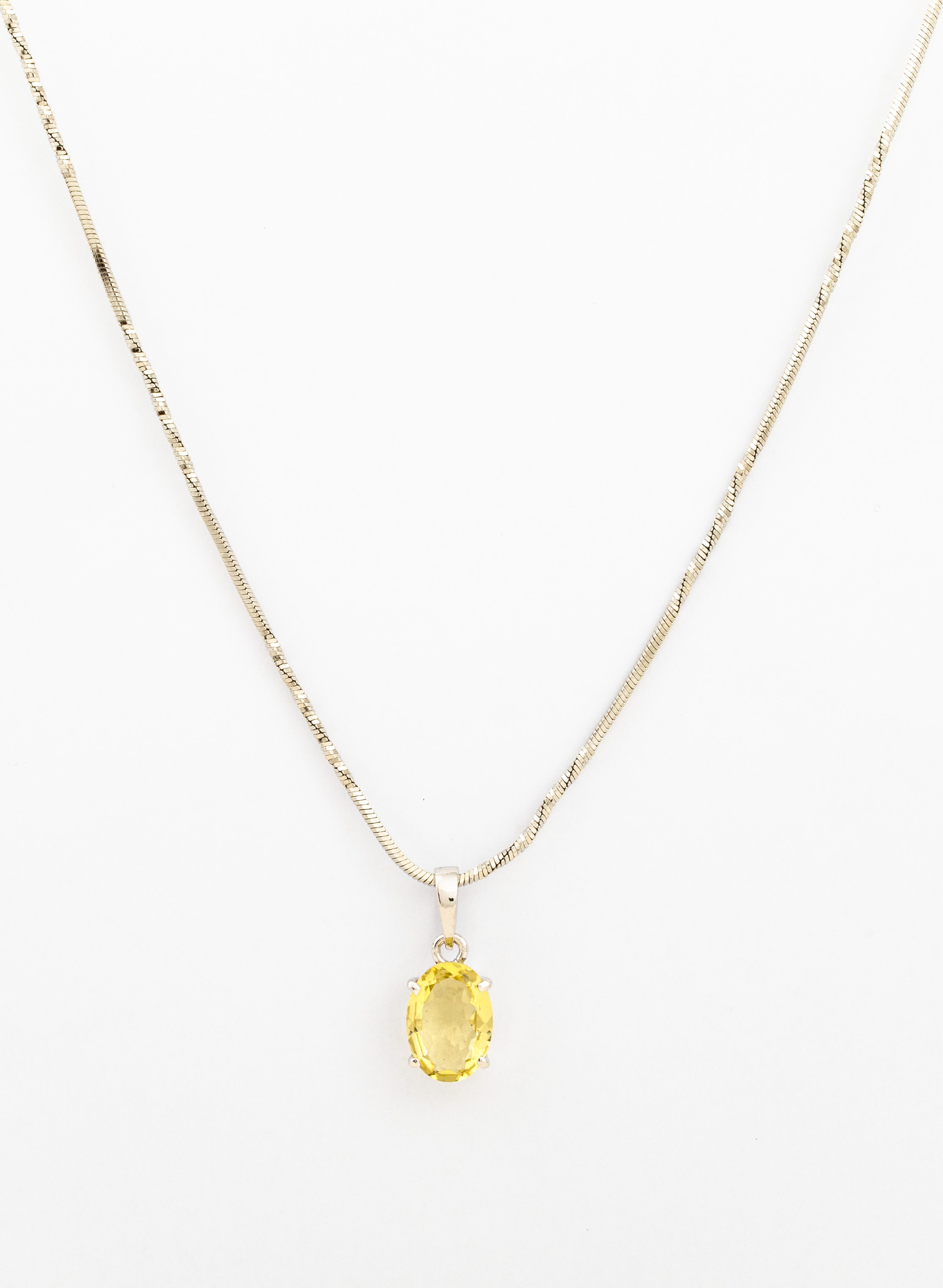 Lemon Topaz Pendant for Women 2