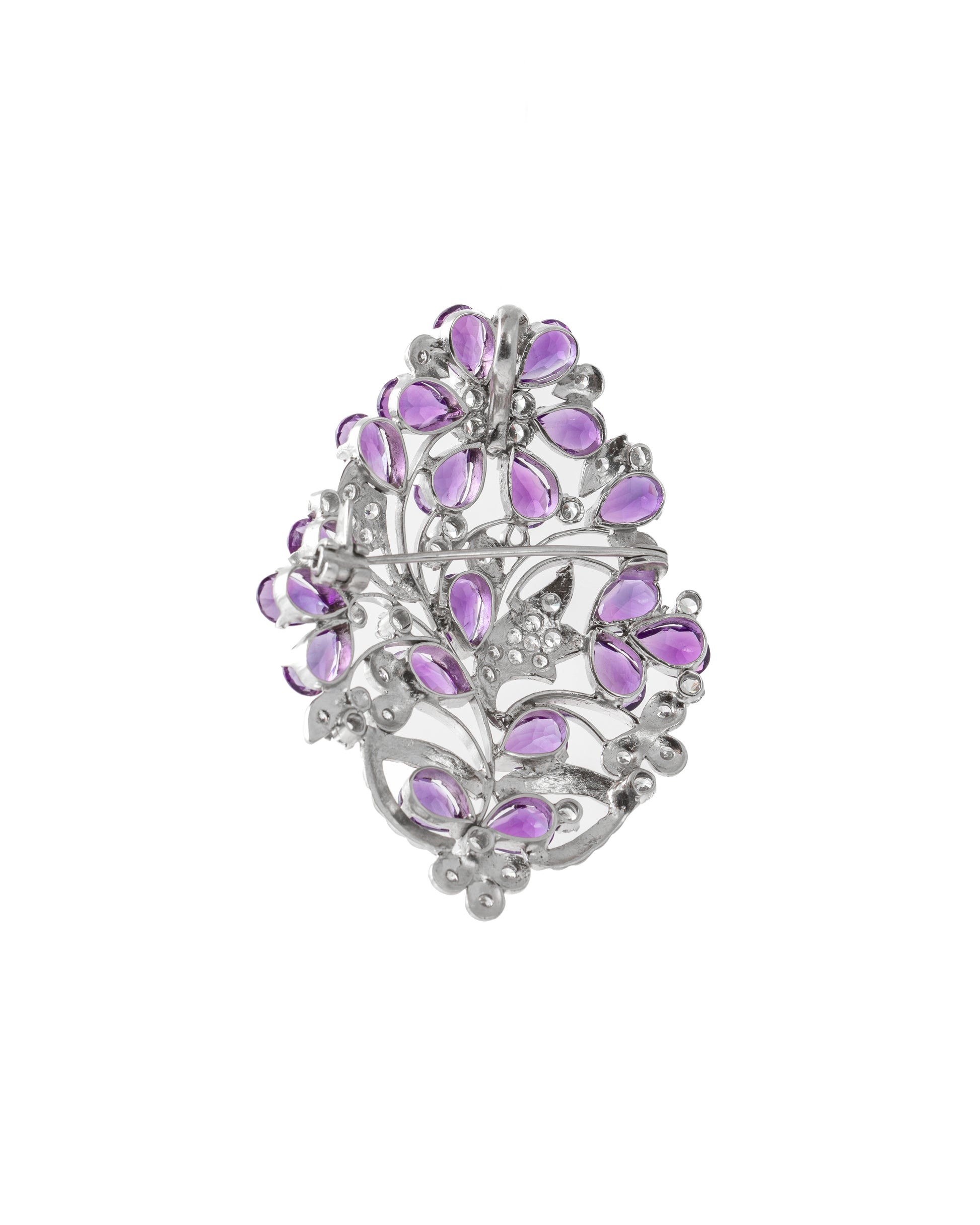 Amethyst Brooch Pendant for Women 4