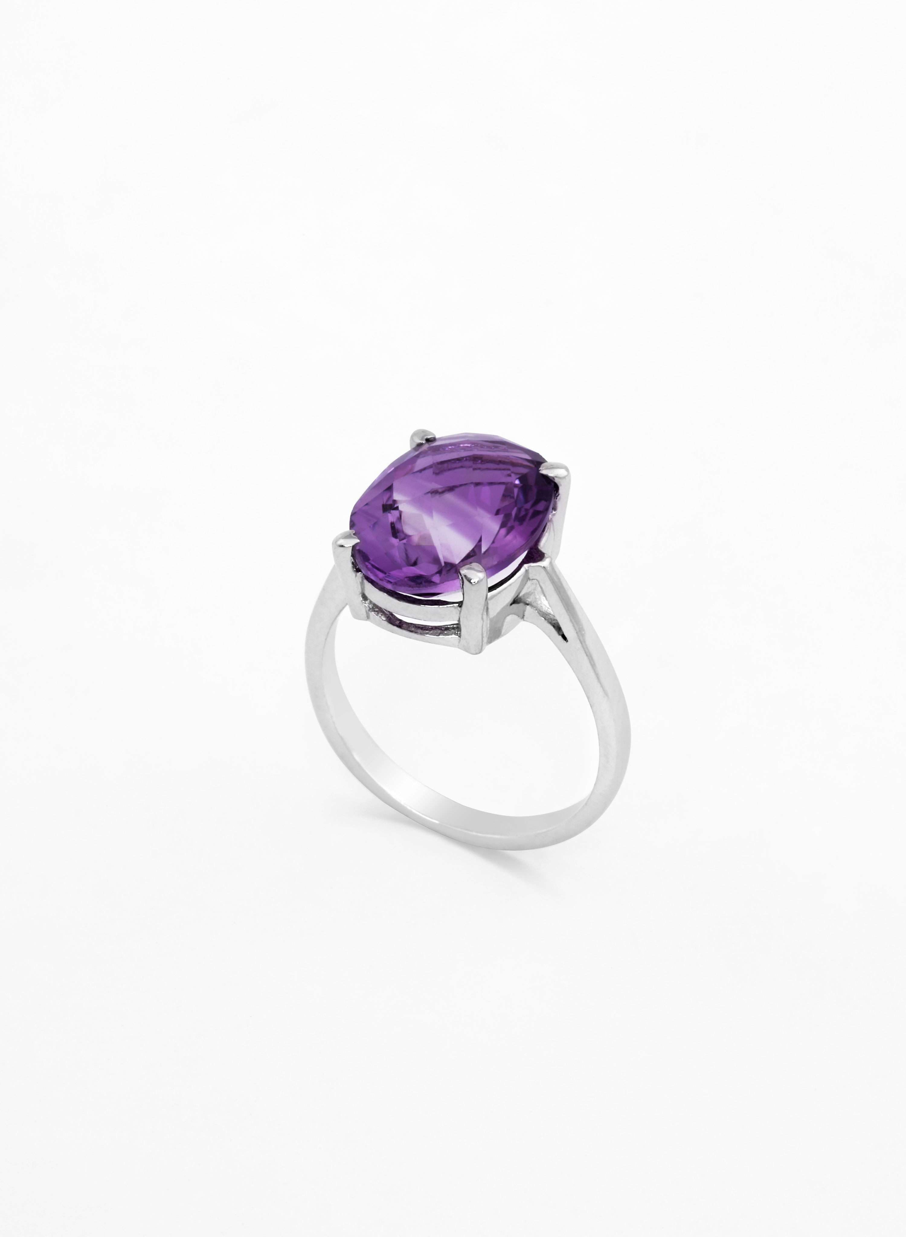Amethyst Radiant Ring 2