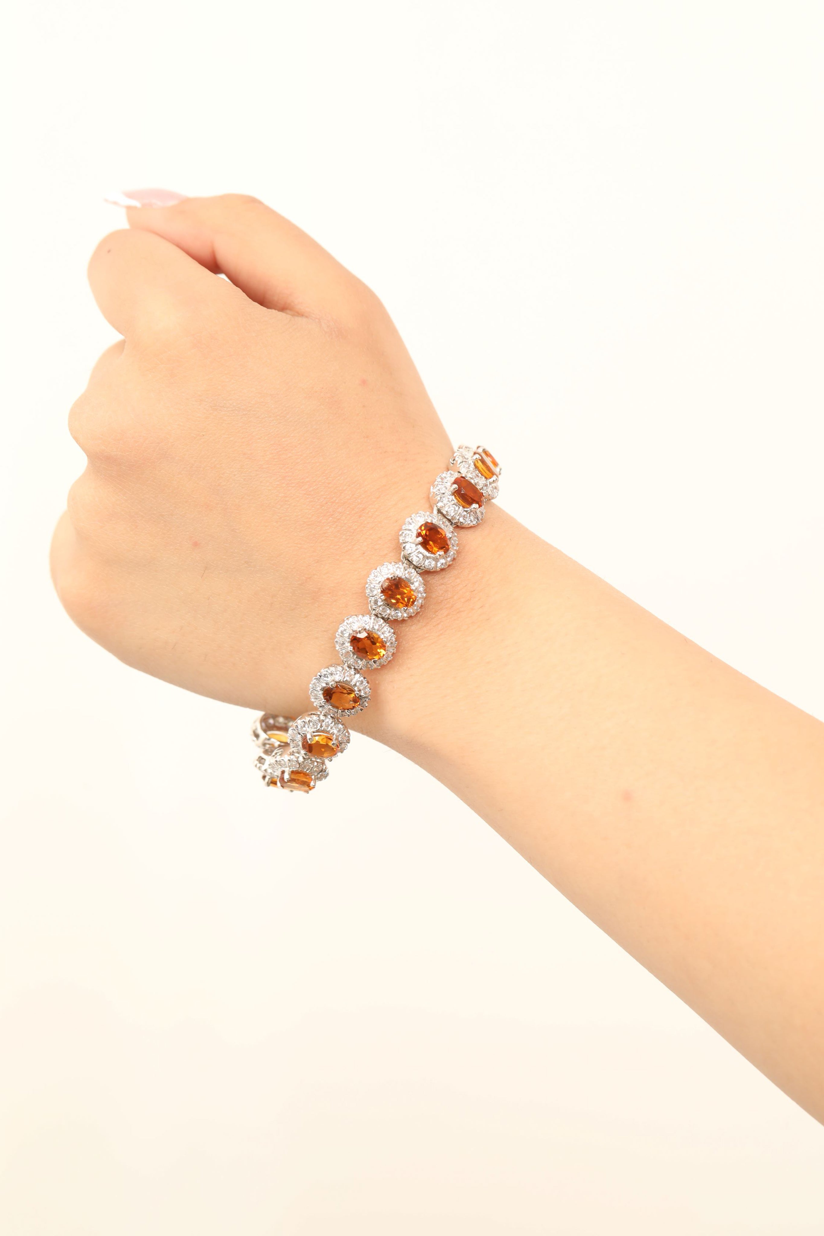 Citrine Zirconia Bracelet 3