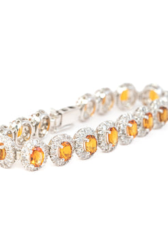 Citrine Zirconia Bracelet 4