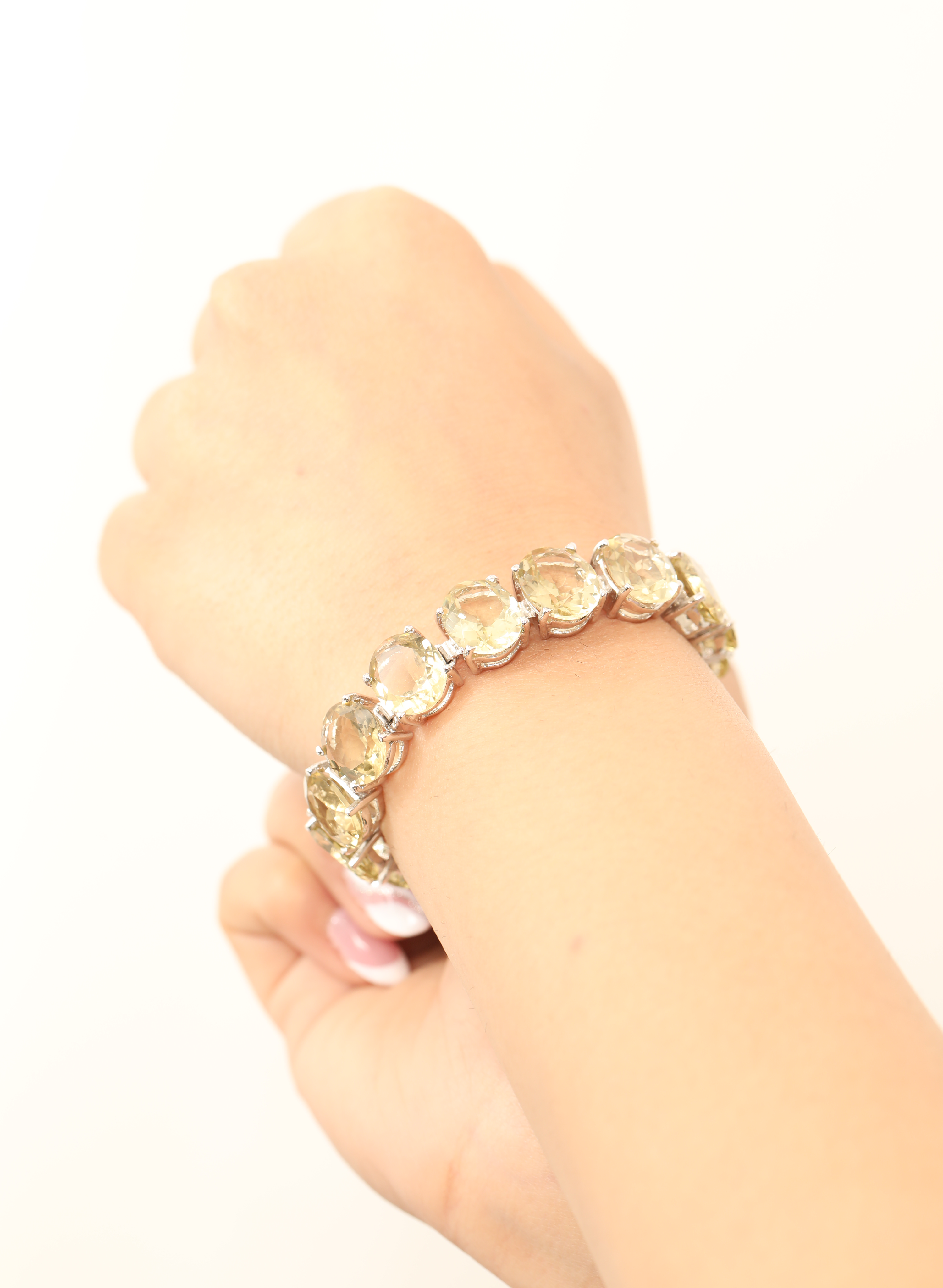 Lemon Topaz Tennis Bracelet 1