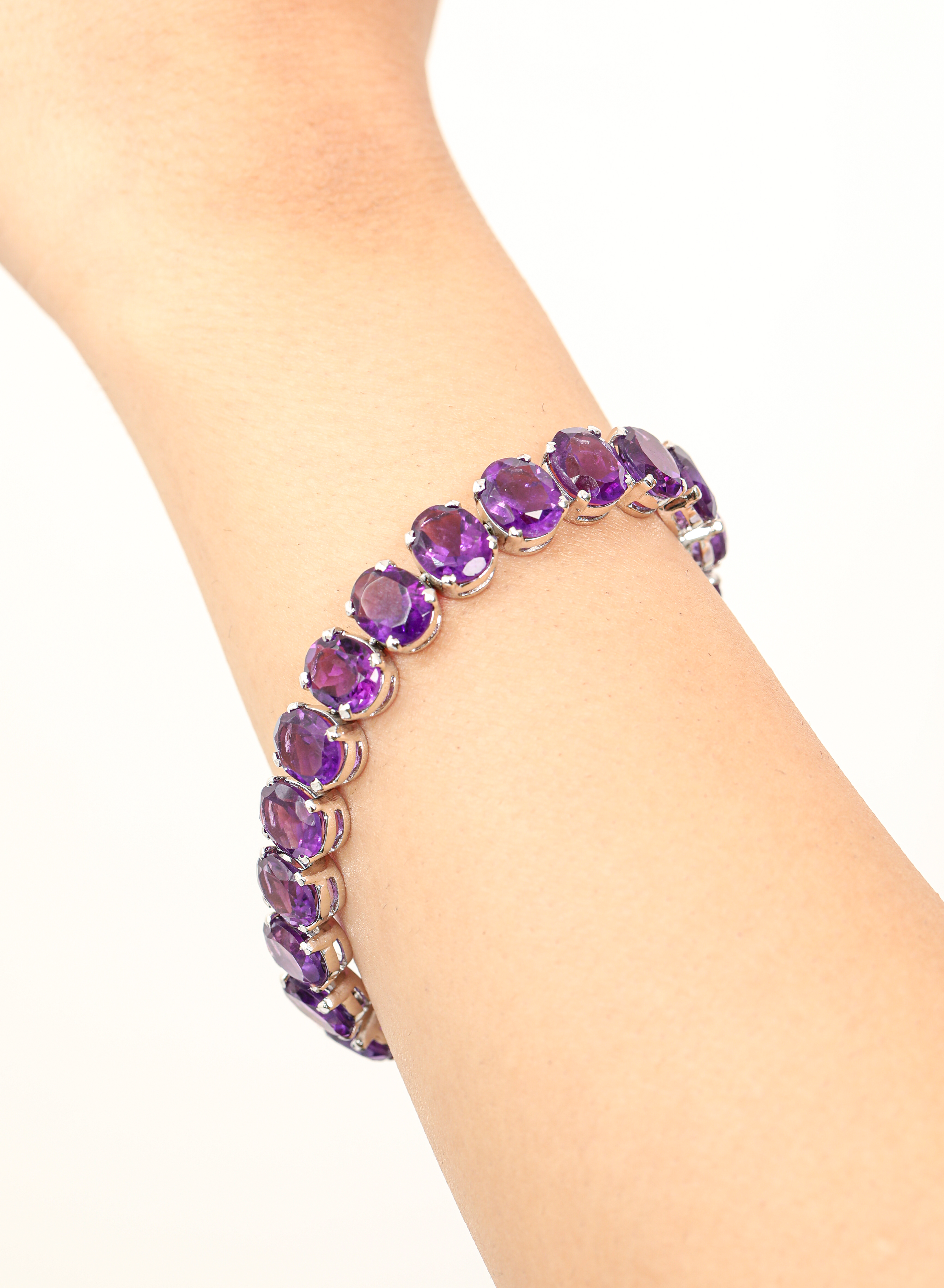 Amethyst Tennis Bracelet 