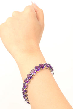 Amethyst Tennis Bracelet 3