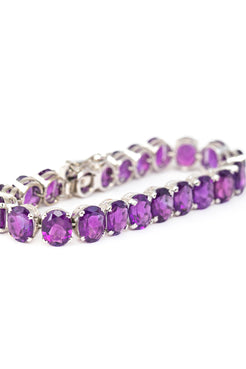 Amethyst Tennis Bracelet 4