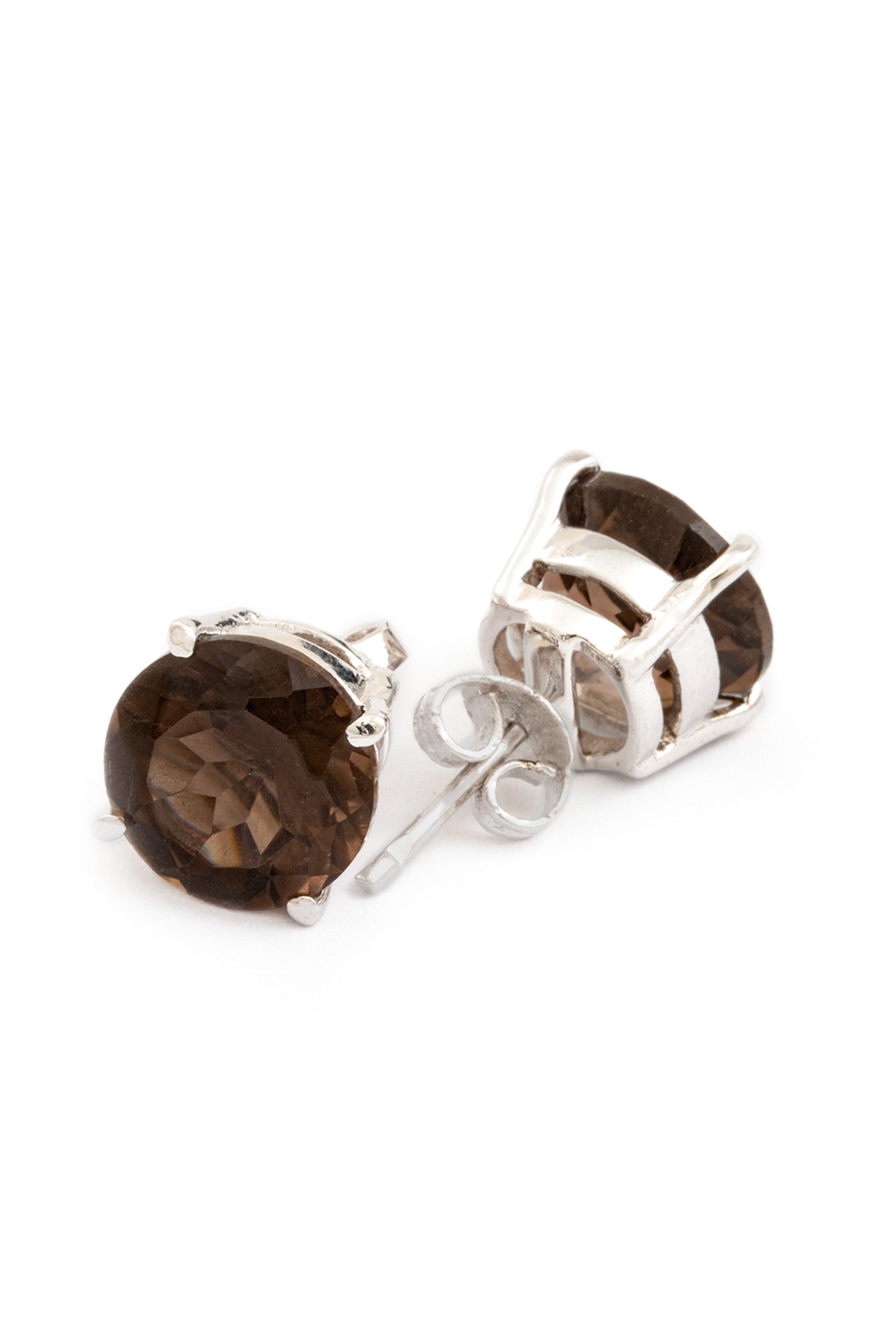 Smoky Topaz Earrings for Women 3
