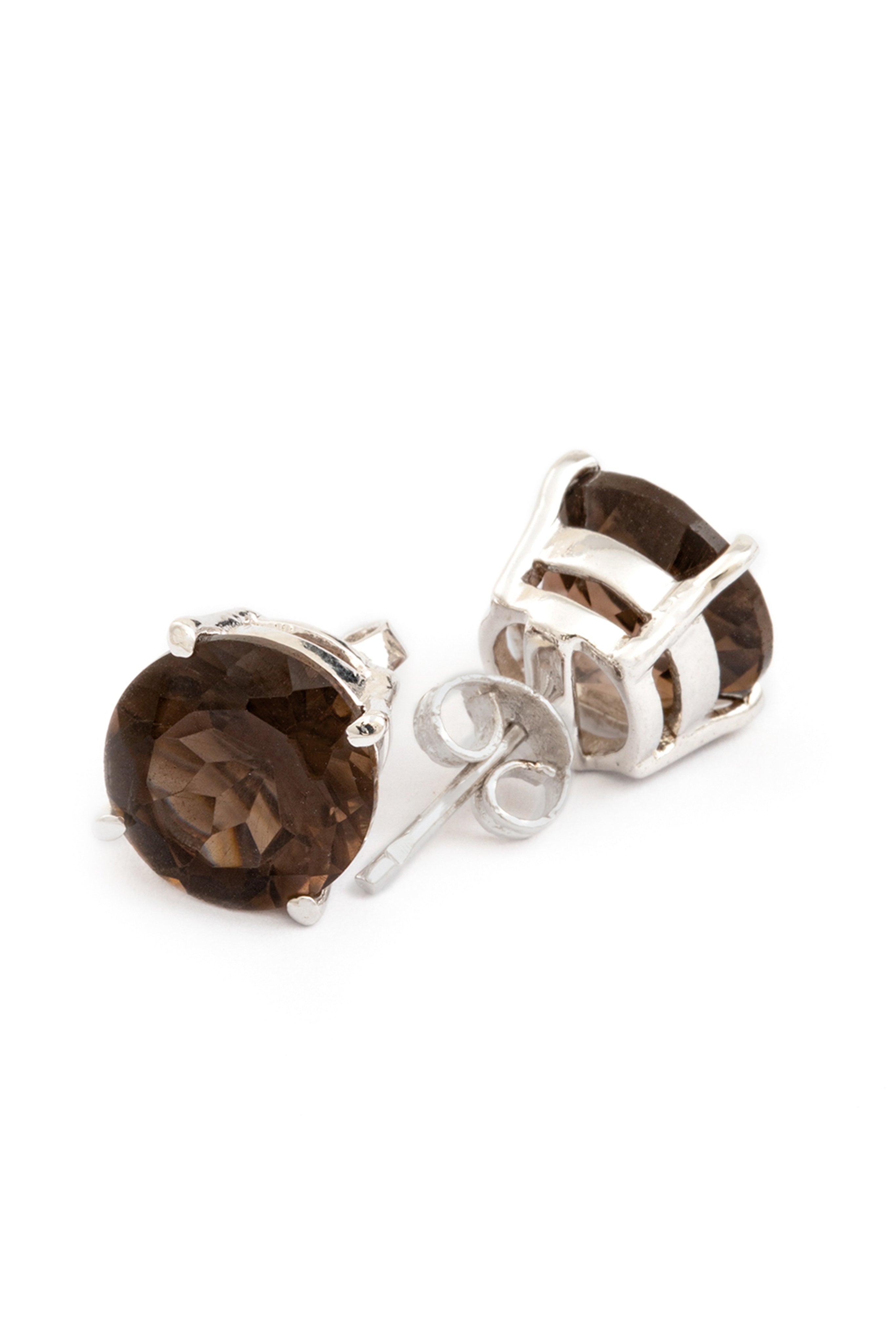 Smoky Topaz Earrings for Women 3