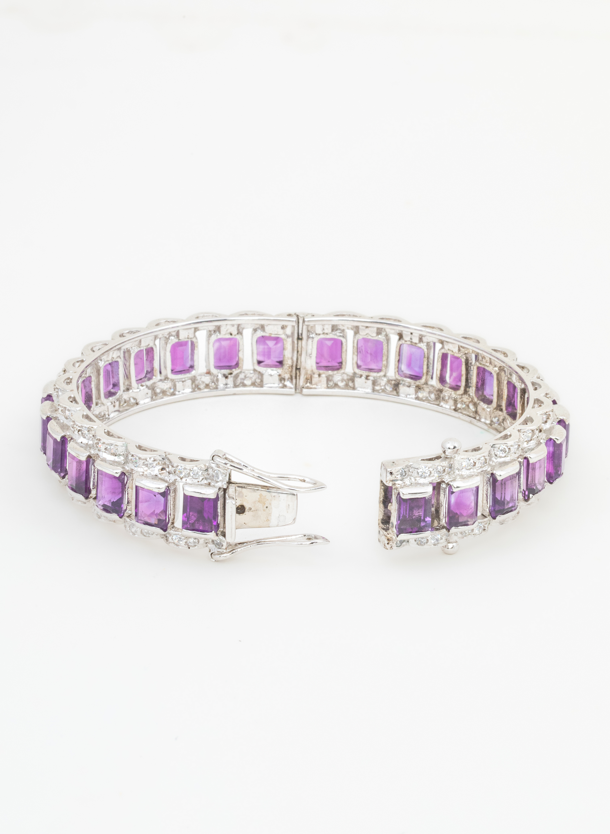 Amethyst Bangle-Shaped Bracelet 2
