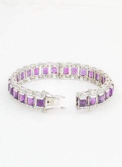 Amethyst Bangle-Shaped Bracelet 2