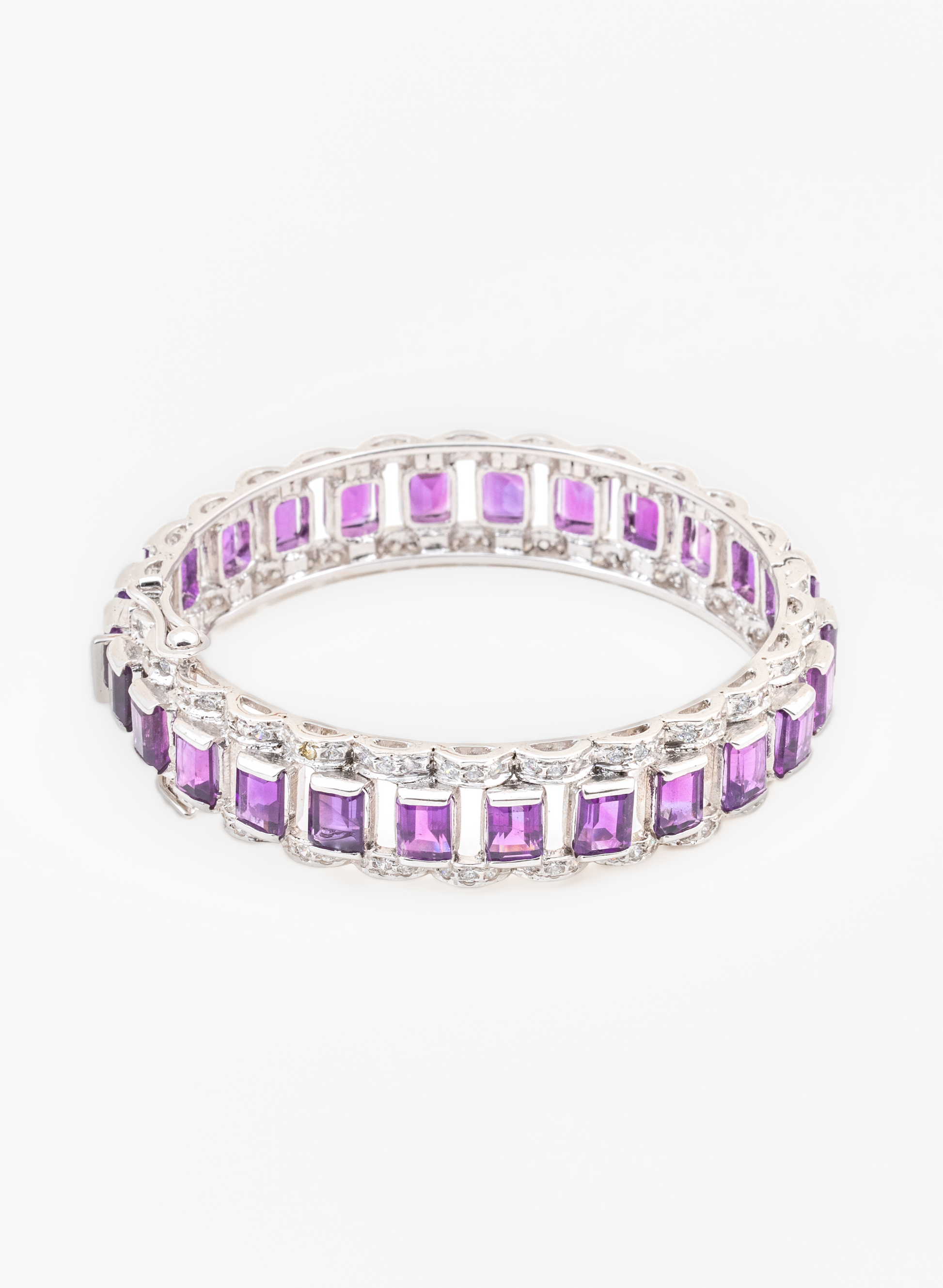 Amethyst Bangle-Shaped Bracelet 3