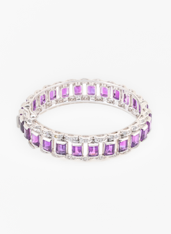 Amethyst Bangle-Shaped Bracelet 3