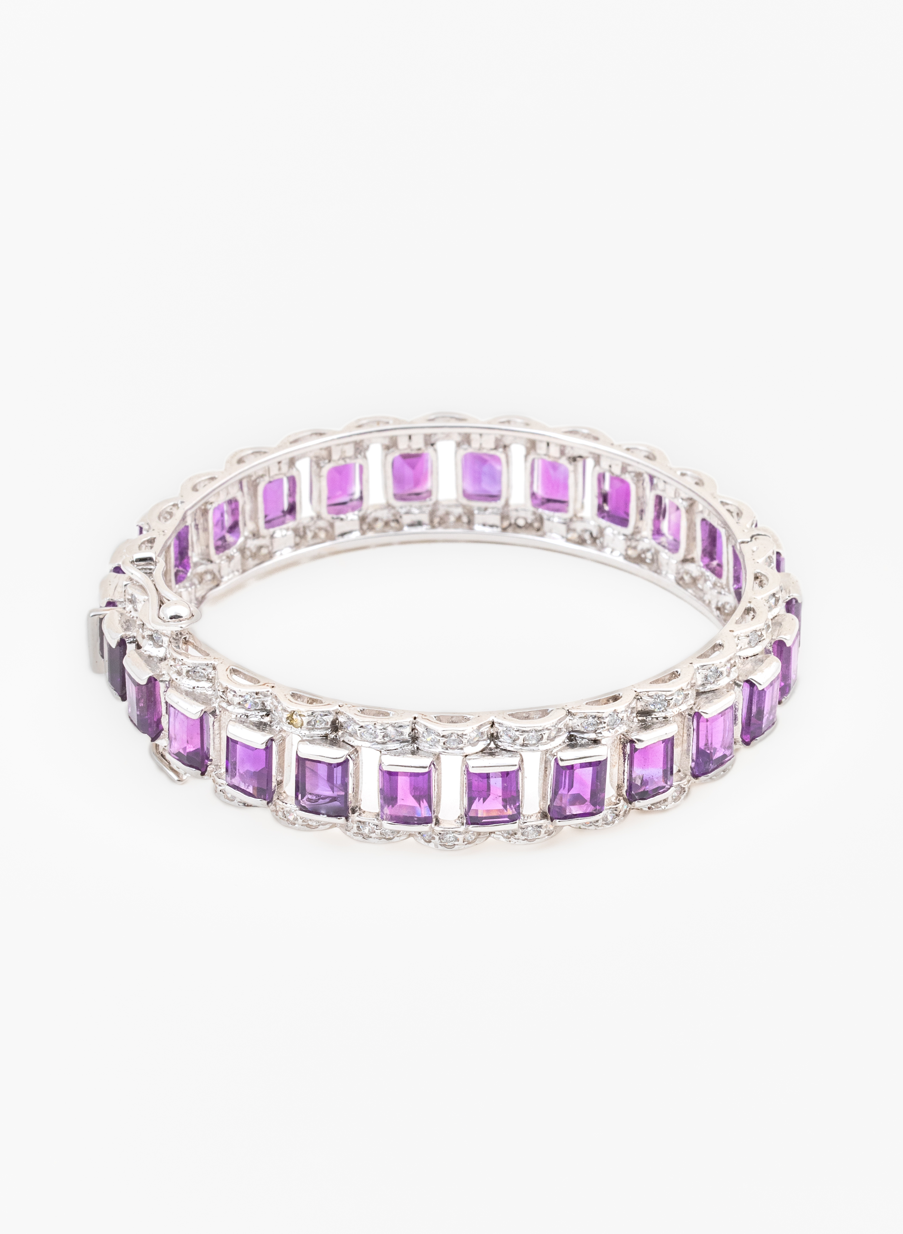 Amethyst Bangle-Shaped Bracelet 3