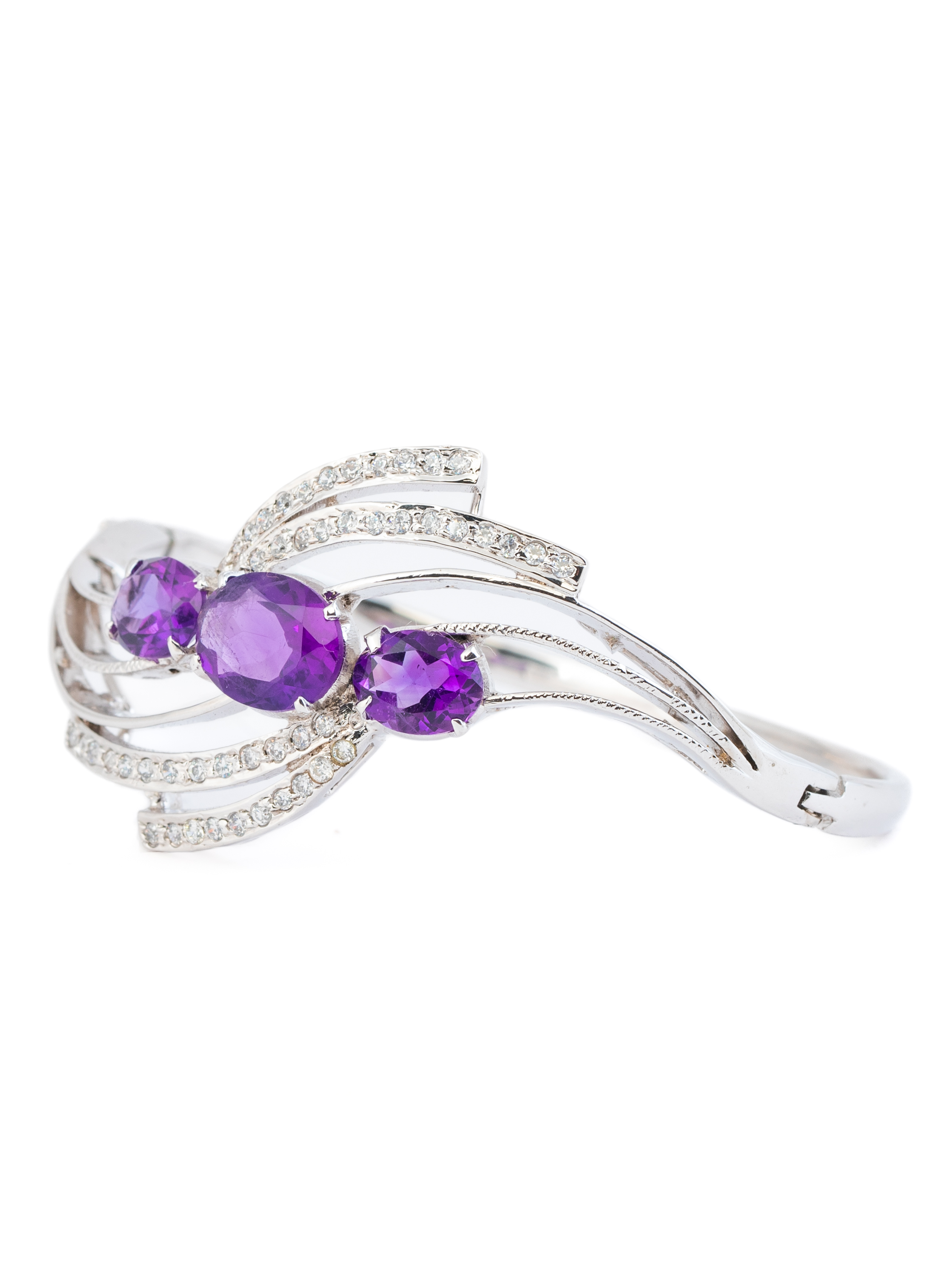 Amethyst Zirconia Bracelet 2