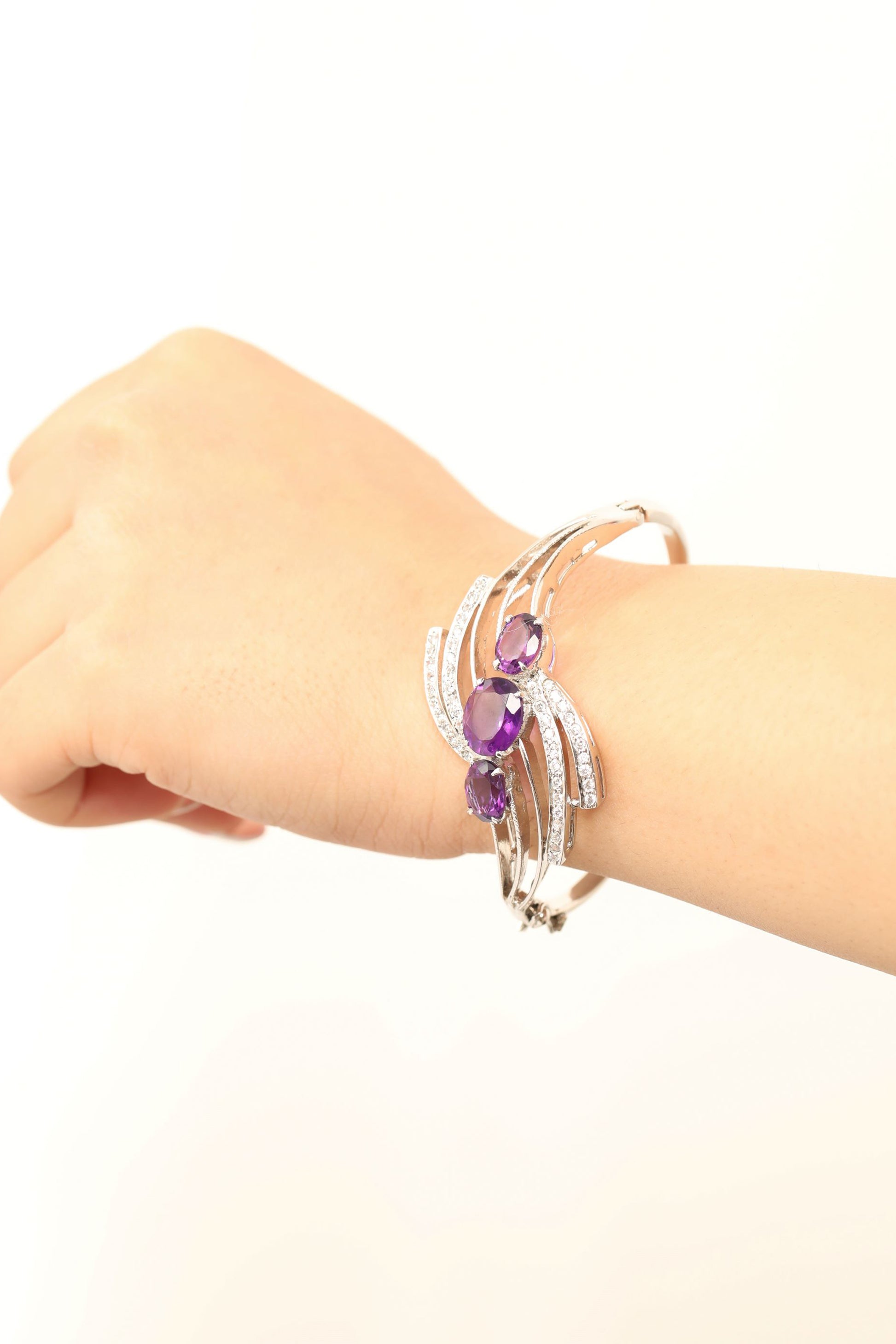 Amethyst Zirconia Bracelet 4