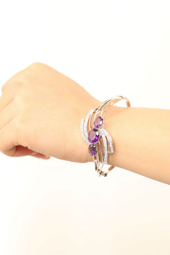 Amethyst Zirconia Bracelet 4