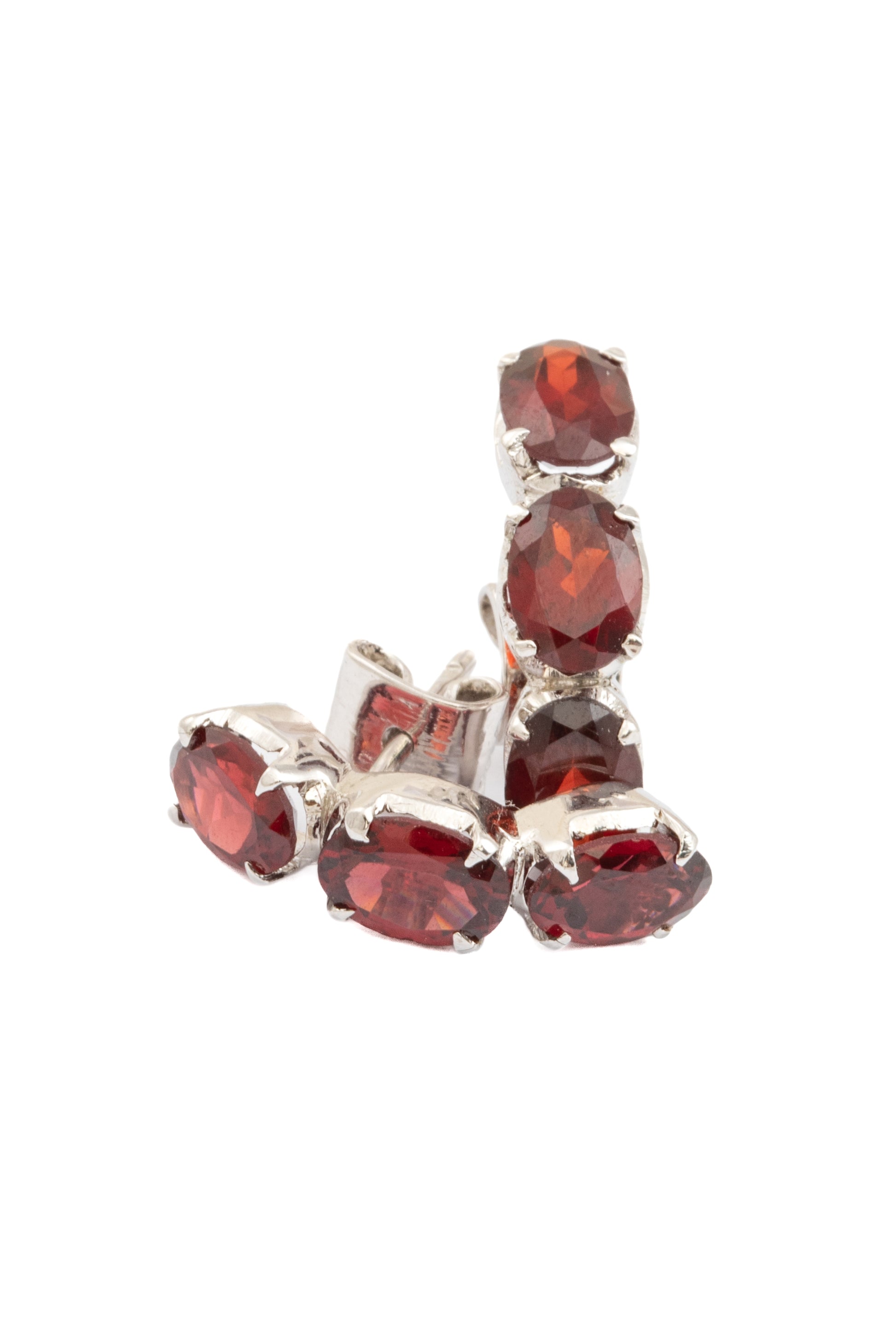 trio garnet earrings 5