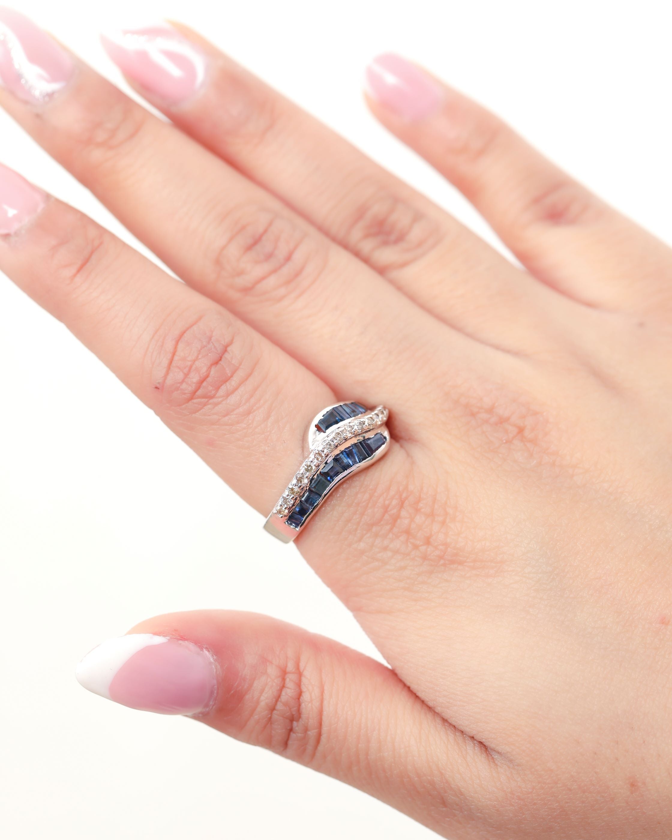 Sapphire Diamonds Ring 1