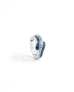 Sapphire Diamonds Ring 2