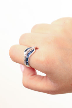 Sapphire Diamonds Ring 4