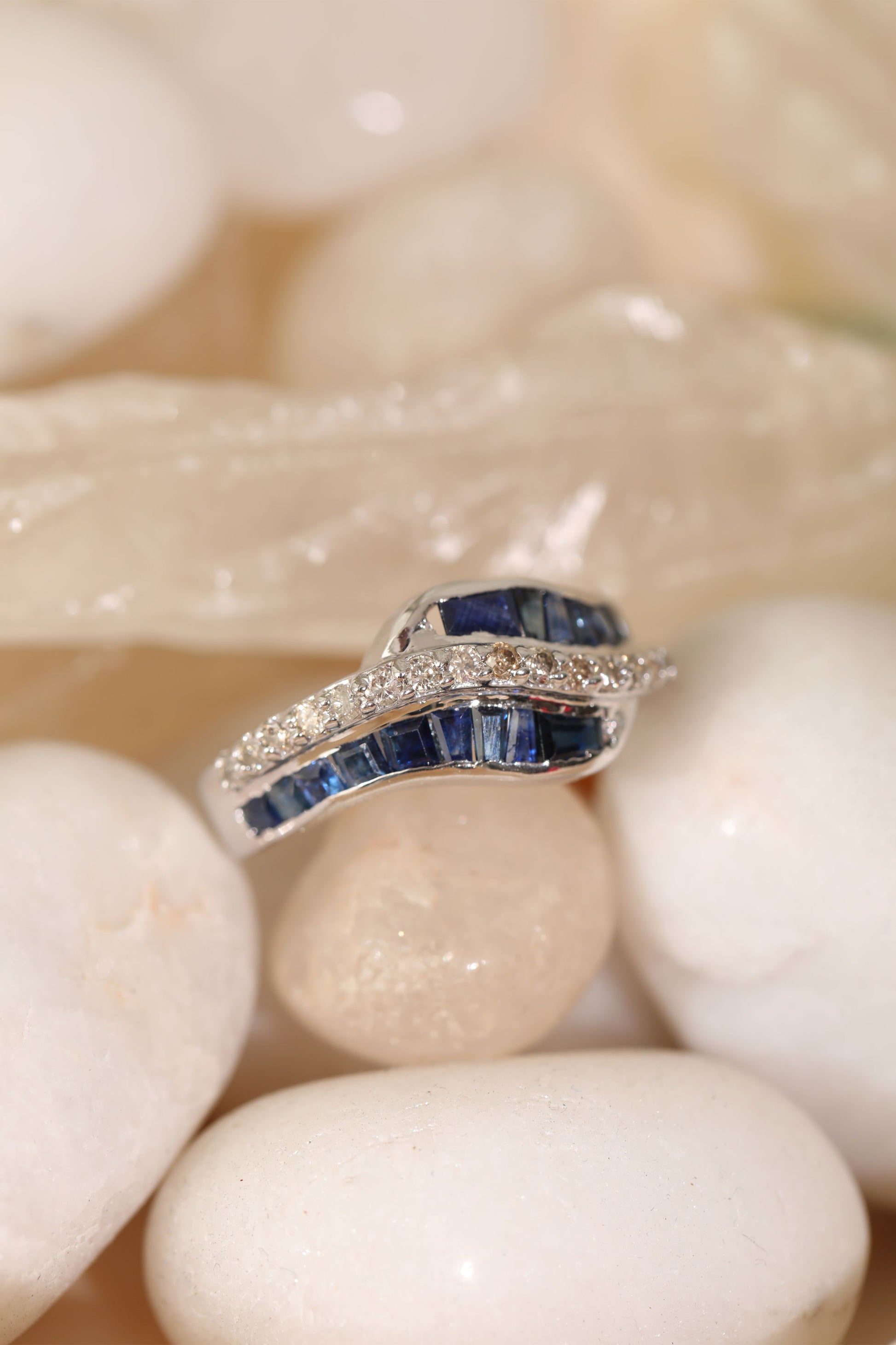 Sapphire Diamonds Ring 5