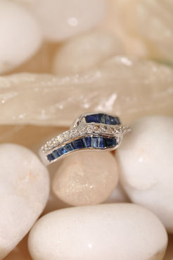 Sapphire Diamonds Ring 5