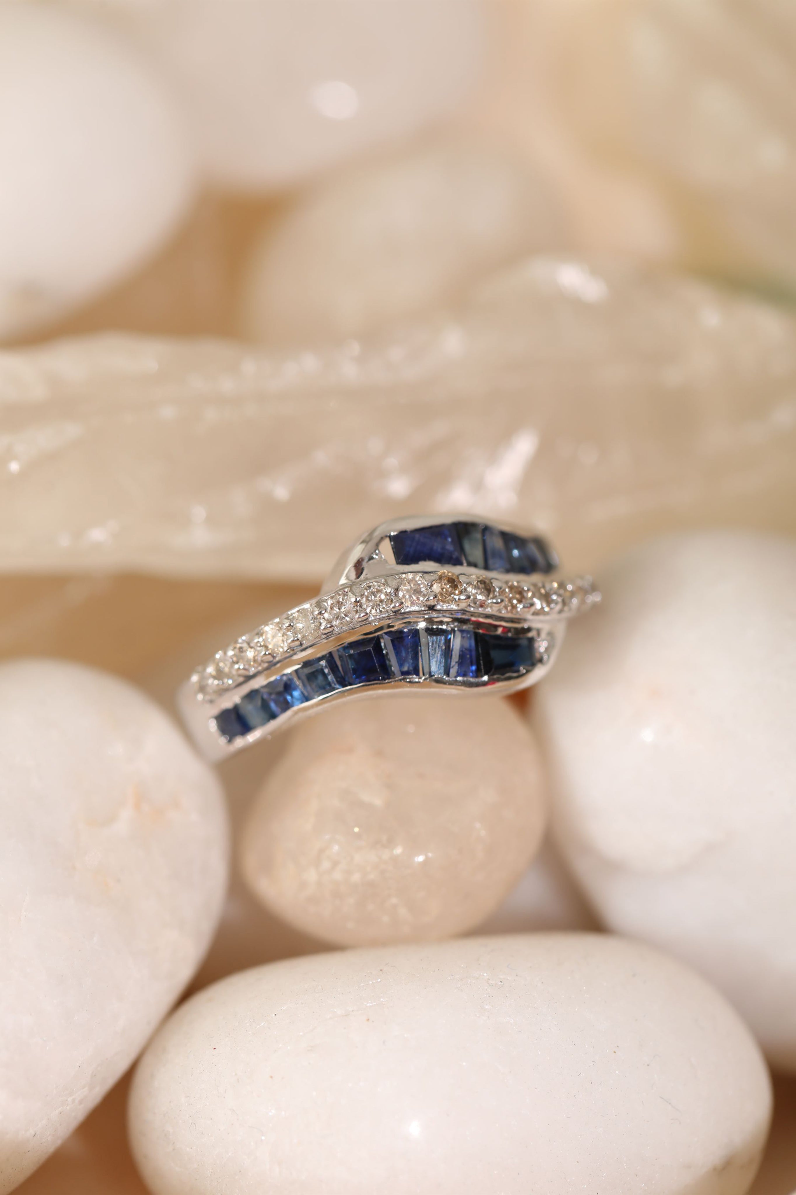 Sapphire Diamonds Ring 5