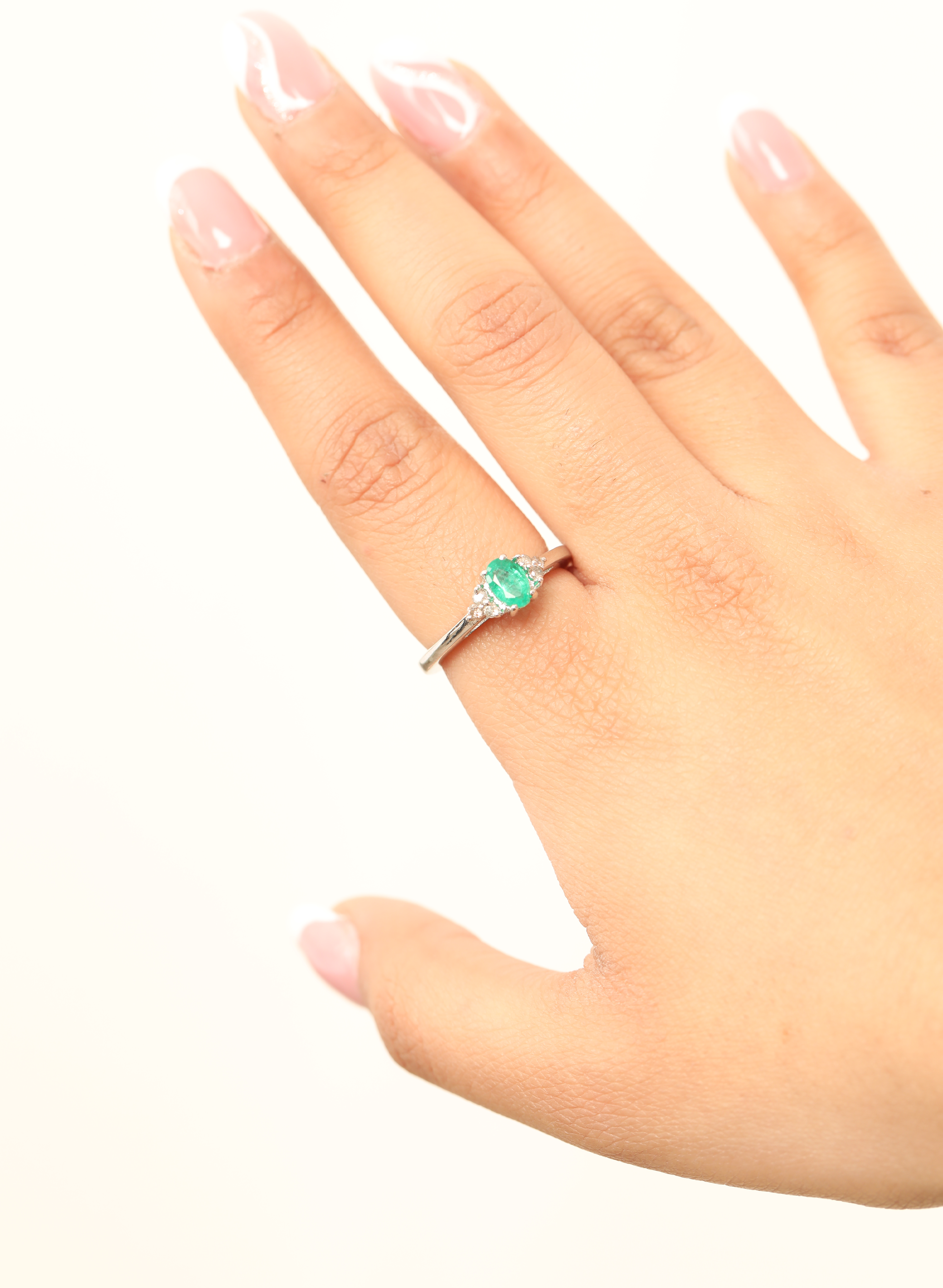 Emerald Dainty Ring 1