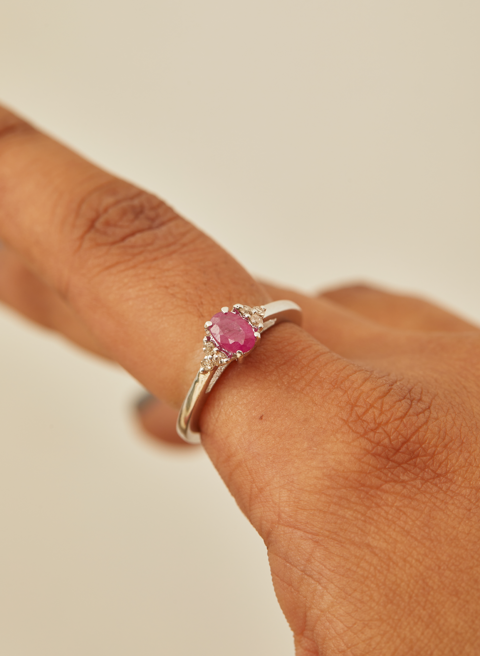 Ruby Dainty Ring 2