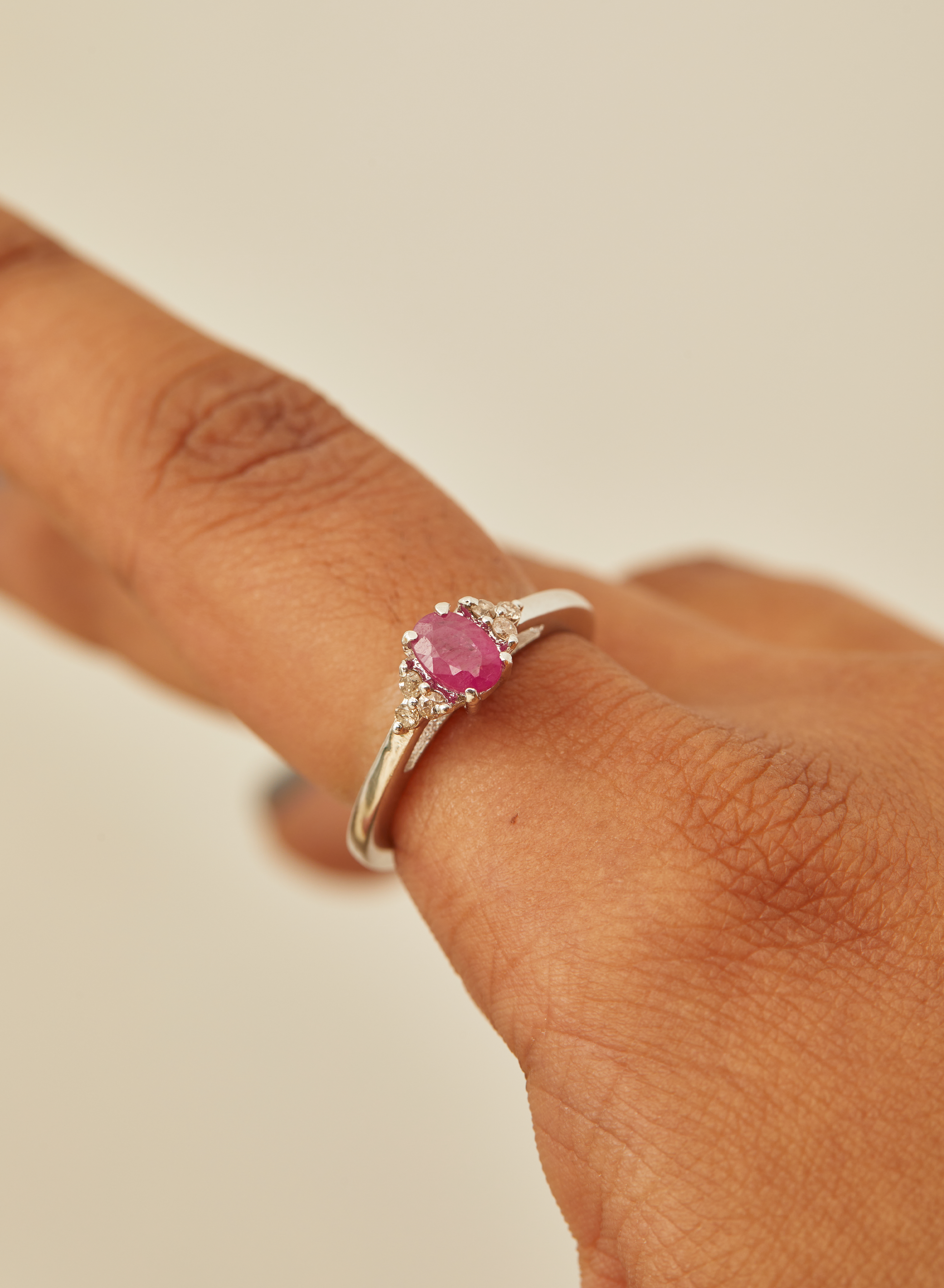 Ruby Dainty Ring 2