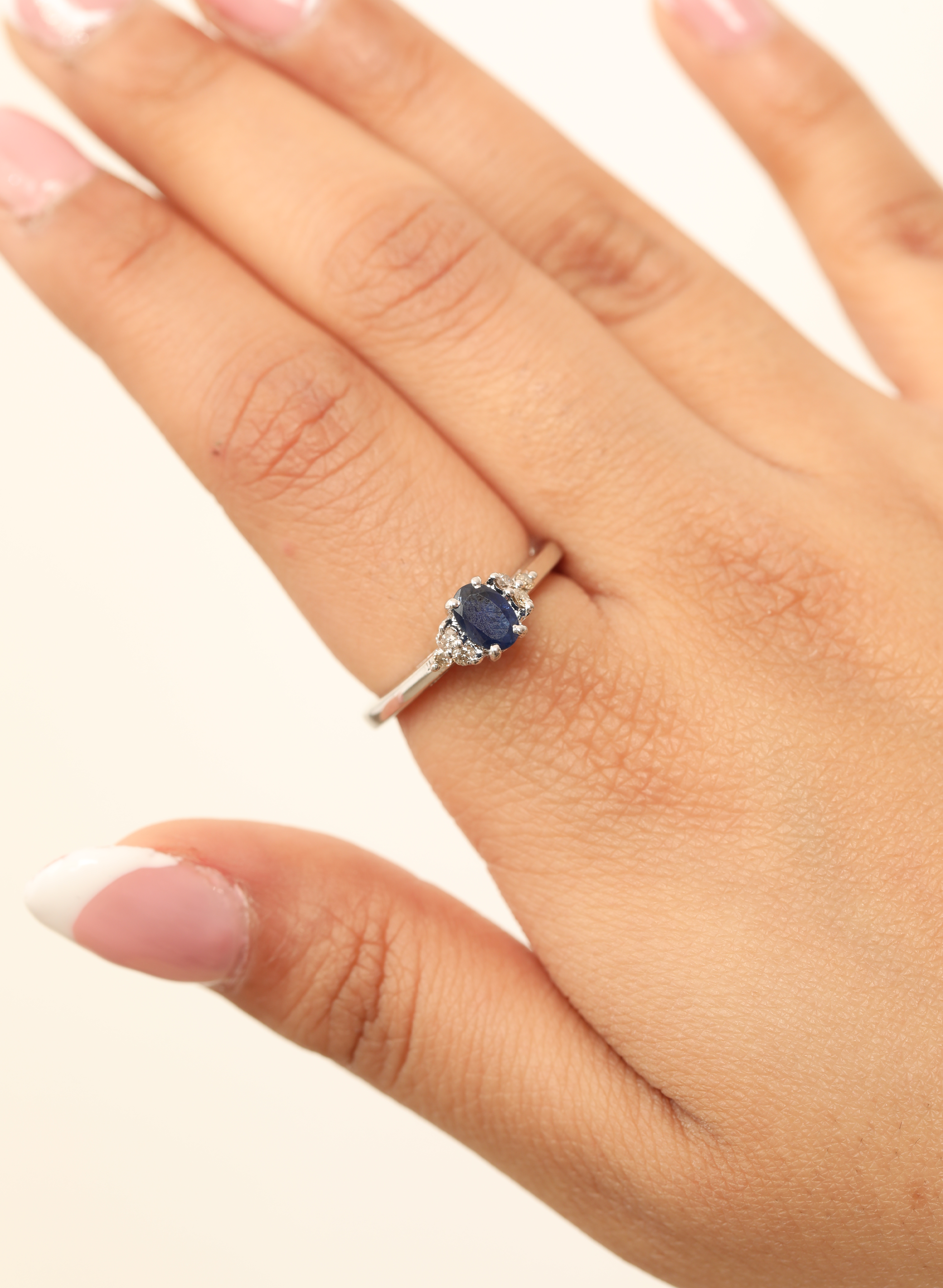 Sapphire Dainty Ring 1