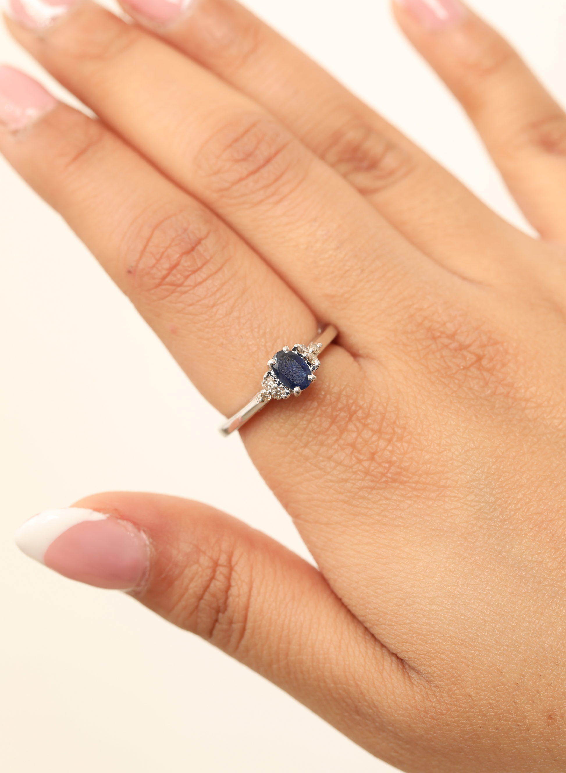 Sapphire Dainty Ring 1