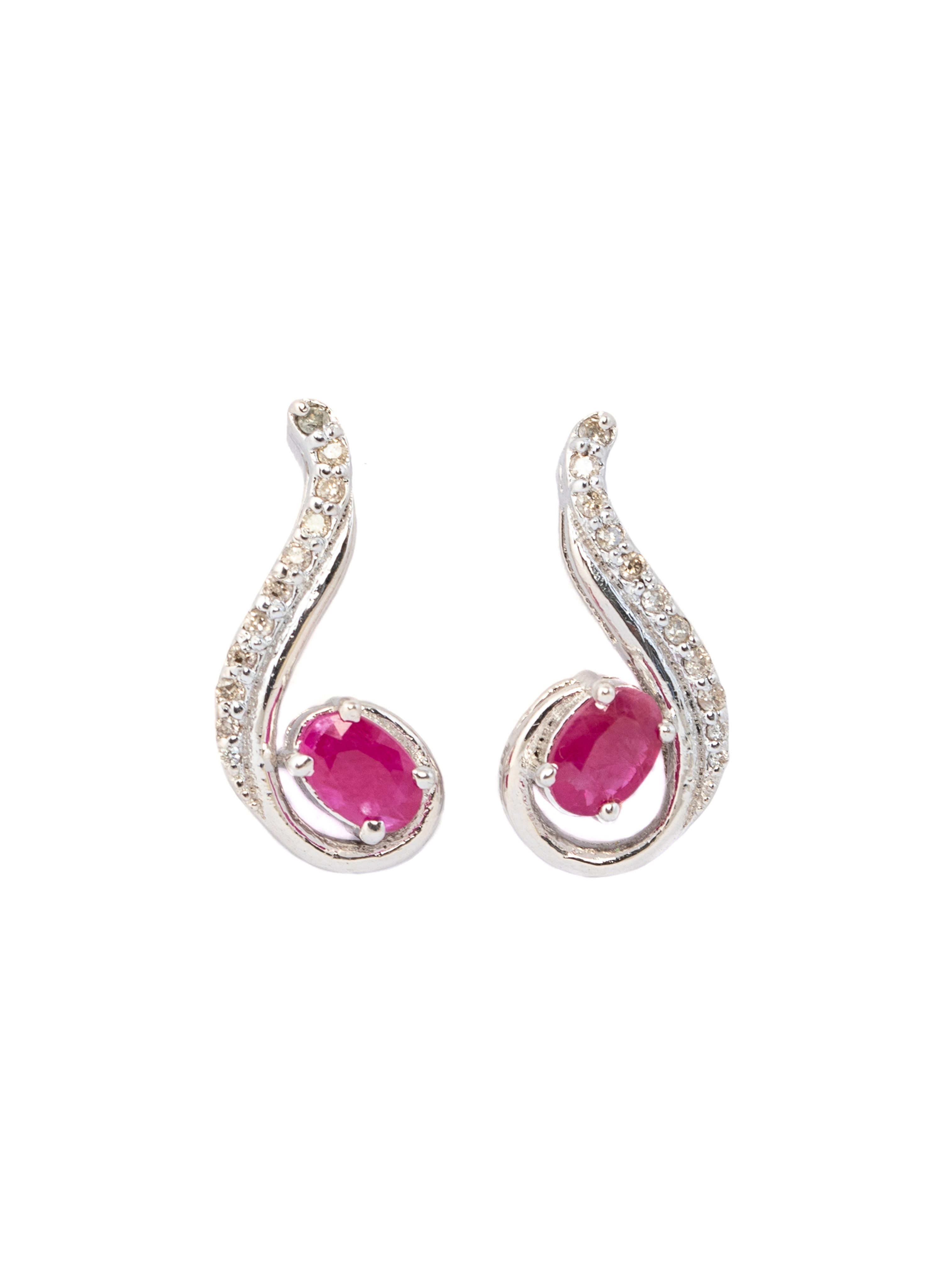 Ruby Dainty Earrings for Women 2