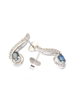 Sapphire Dainty Earrings for Women 4