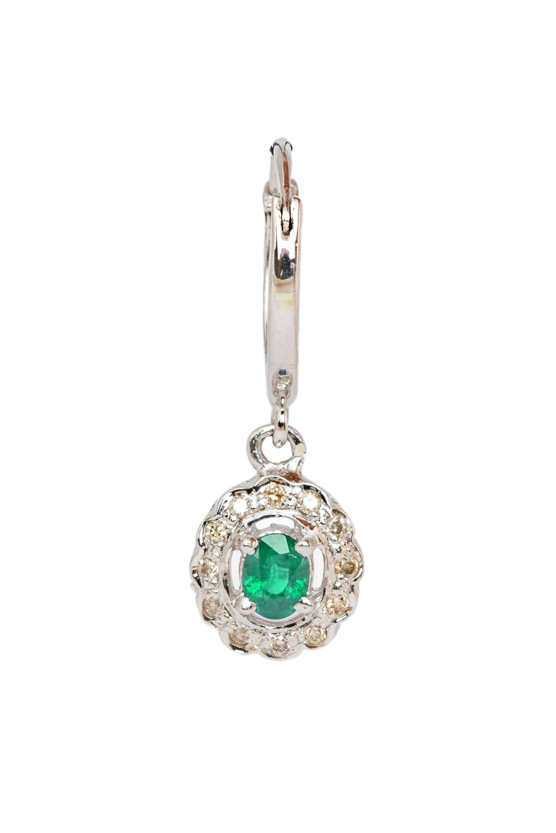 Emerald Drop Earrings 5